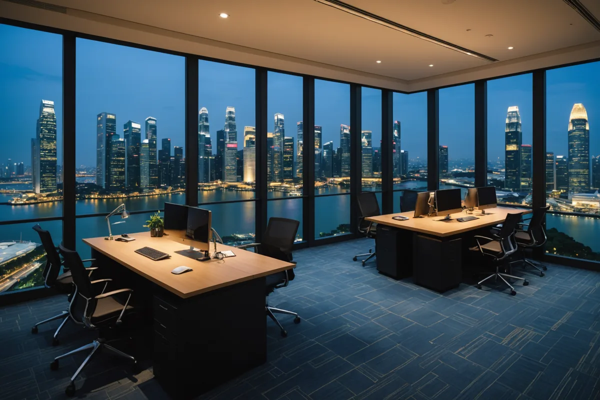 i10X team working in its Singapore office